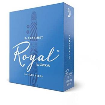 Royal by D'Addario Bb Clarinet Reeds, Strength 2, 10-Pack