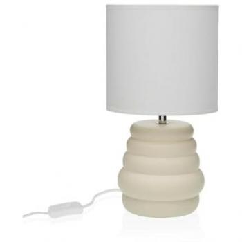 Lámpara de mesa Versa Beige Cerámica 40 W 17 x 32,2 cm