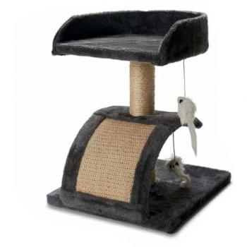 Árbol para Gatos Wellhome con Rascadores de Sisal, Plataforma y Caseta 31x12x34,5cm