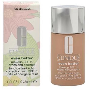 Clinique Even Better Makeup SPF 15 Foundation - Shade 02 Breeze (Very Fair, Cool)