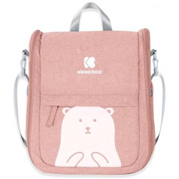 Cama de viaje 2 en 1 Bear Rosa Kikkaboo