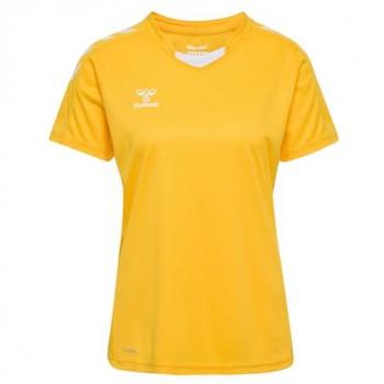 Camiseta de manga corta Hummel Core XK Poly para mujer, características: tejido poliéster, diseño deportivo, ajuste cómodo, disponible en talla grande