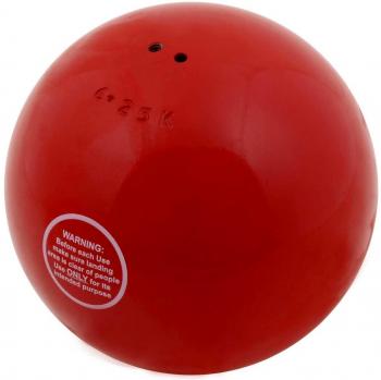 Vinex - Lanzamiento de Peso – Bola de Acero para competiciones – 6,25 kg - 121 mm - Rojo
