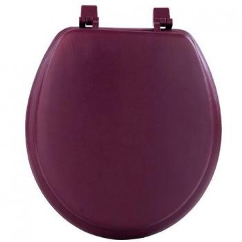 Achim Home Furnishings Burgundy TOVYSTBU04 17-Inch Fantasia Standard Toilet Seat, Soft, One Size
