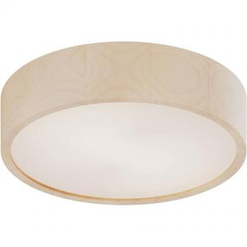 Plafón LED Cilíndrico Blanco Ø 37 cm, 2x E27