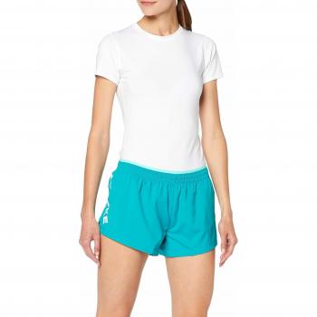 Nike W Nk Elevate Trck Short Gx Pantalón, Mujer, Spirit Teal/Tropical Twist/White, S