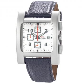 Chronotech Reloj Análogo-Digital para Hombres con Correa de Tela CT1071-01