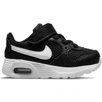 Deportivos Nike Air Max SC Negro Infantil con cierre de velcro y cordones elásticos