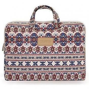 Colemeter Fundas Bolsa Tela de Lona Estilo Bohemio Bolso Maletín para Ordenador Portátil / MacBook / MacBook Pro / MacBook Air de 13-13,3 Pulgadas, Bosque Oscuro