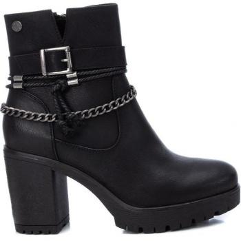 Refresh 170125 Botines Mujer Negro Tacón Alto Gótico Cierre de Cremallera EU36 EU37