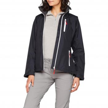Helly Hansen W Crew Hooded Midlayer Jacket Chaqueta Impermeable, Mujer, Azul