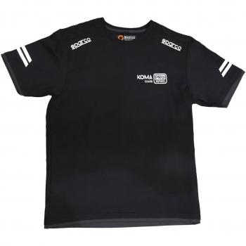 Camiseta TECH SPARCO Unisex-Adulto XL 50% algodón 50% poliéster efecto piqué hombros reforzados