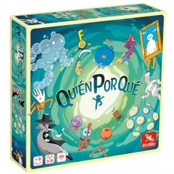 Juego de mesa infantil rápido Quién Por Qué 803824 LUDILO - Juegos de mesa para niños a partir de 8 años, educativos, para 3 a 8 jugadores, duración de 20 minutos