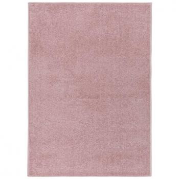 Alfombra de pelo corto 240x340 cm Rosa