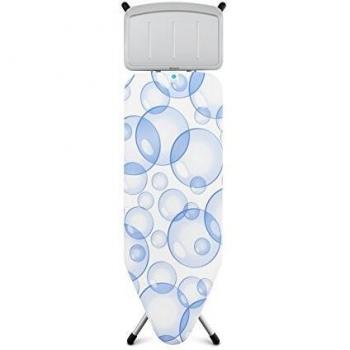 Brabantia 101229 - Mesa de planchar, Soporte sólido para unidades de vapor, Estructura Gris, Multicolor