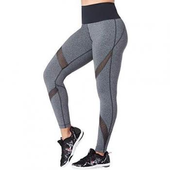 STRONG by Zumba Women's High Waisted Shaping Athletic Ankle Workout Leggings Pantalones, Outerspace, L para Mujer