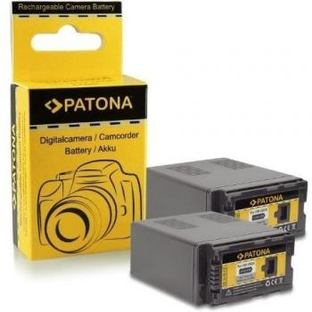 2x Batería VW-VBG6 para Panasonic AG-HCM41, AG-HCM41EU, AG-HMC70, AG-HMC71, AG-HMC71E, AG-HMC81, AG-HMC81E, AG-HCM150, AG-HMC151, AG-HMC151EU, SDR-H200