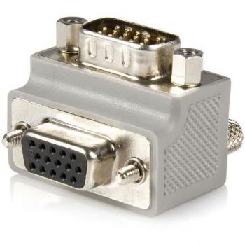 StarTech.com Adaptador VGA Macho a Hembra Ángulo Derecho