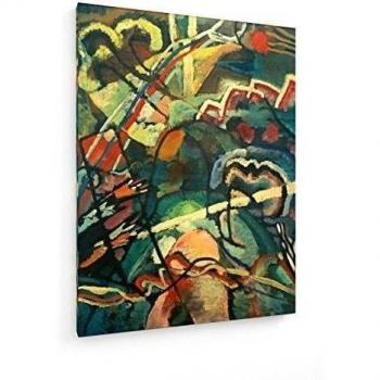 Wassily Kandinsky - Proyecto de I - blanco de la frontera - 45x60 cm - weewado - Impresiones sobre lienzo - Muro de arte