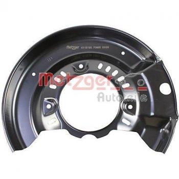 Chapa protectora contra salpicaduras, disco de freno METZGER 6115195
