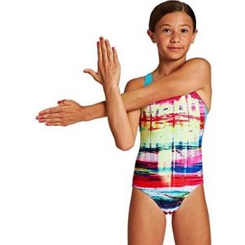 ARENA Bañador Deportivo niña Rainbow Colours