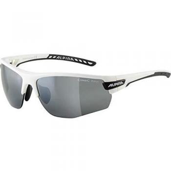Alpina TRI-SCRAY 2.0 HR - Gafas de deporte unisex para adultos, color blanco mate, talla única