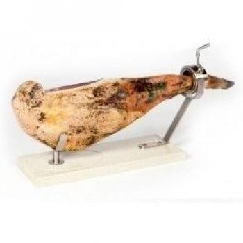 Jamonero Jabugo Giratorio Roxton Crema/Cromo Satinado Buarfe