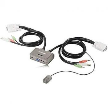 Edimax EK-2U2CA Interruptor de ratón/Teclado/Video