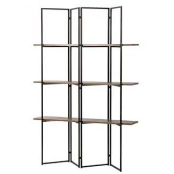 Estantería MDF Metal Vinilo K/d 120x29x180 Cm - Complemento Perfecto