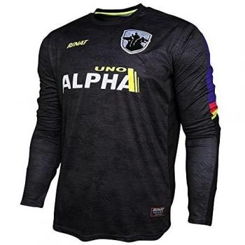 Rinat Jersey Uno Alpha Jersey de Portero, Unisex Adulto, Negro, S