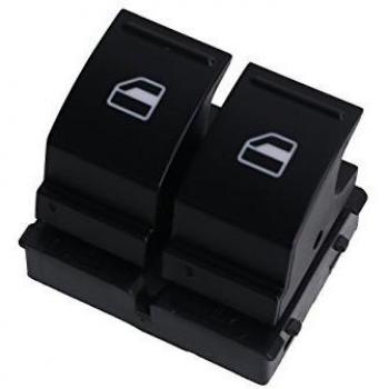 SENGEAR - Interruptor de La Ventana de Coche Elevalunas Electrica Lateral para VW Caddy 2k Jetta Eos Golf Mk5 Passat B6 1K3959857A