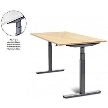 MESA DE ROCADA REGULABLE EN ALTURA ELECTRICAMENTE E-TABLE 180X80CM COLOR BLANCO