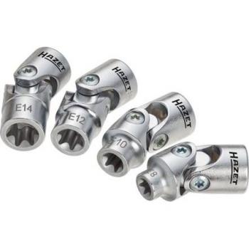 HAZET 850LG-GE10 Llave de vaso TORX® Cuadrado hueco 1/4 pulgadas (6,3 mm) Perfil TORX® exterior E10