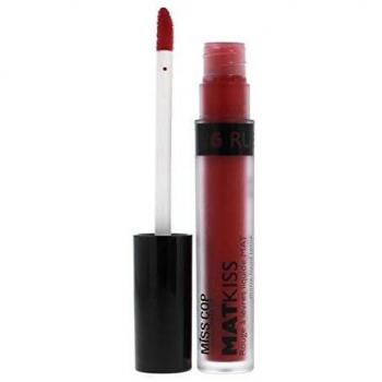 Miss Cop - Labial Mate Kiss Ruby 06 - 2 ml - Rojo Oscuro Unisex