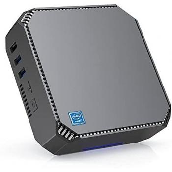 Mini PC, Intel Celeron J3455, 8GB RAM + 256GB ROM Windows 10 Pro