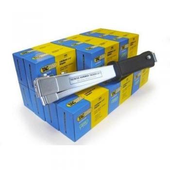 Tacwise A11 - Grapadora de martillo para grapas de 140 mas 15 cajas de 5000 grapas 140-8mm