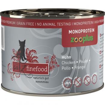 Catz Finefood Monoproteína Zooplus 6 x 200 g - Pollo