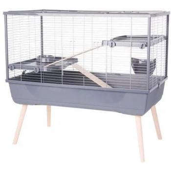 Jaula Zolux Neolife 100 Grey para conejos y pequeños roedores