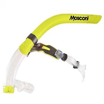 Snorkel Mosconi Frontal V2 - Set máscara + tubo de snorkel, disponible en varios colores, incluye diseño frontal para una mejor visibilidad y comodidad