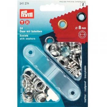 Prym Anillos Y Discos, Canvas, Plata, 14.0 x 9.3 x 1.8 cm, 24