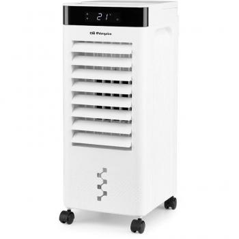 Climatizador Orbegozo AIR 37, purificador de aire y humidificador, potencia 65 W, panel control táctil, depósito agua 6 L, 3 velocidades ventilación