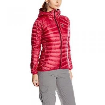 Haglöfs mujer chaqueta con capucha para plumífero III Down Hood, volcánico rosa/morado, XS, 60306633C010