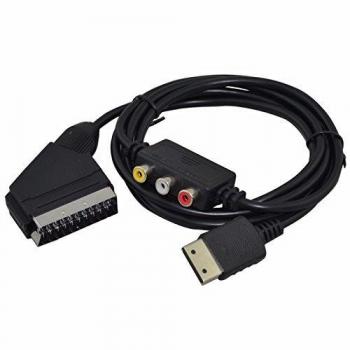 Sega Dreamcast RGB Cable Scart con adaptador de caja AV