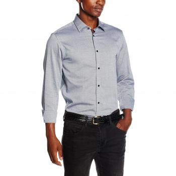 SELECTED HOMME SHDTWOJIM SHIRT LS STS, Camisa Hombre, Gris