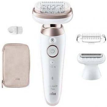 Braun Silk-épil 9 Flex 9-030 - Depiladora para mujer con tecnología de arranque suave, accesorio de afeitado y cabezal oscilante