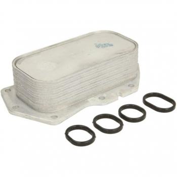 Radiador de aceite EASY FIT NRF 31854 - Enfriador de aceite, compatible con diversos modelos de vehículos, fabricado en aluminio para una mejor conducción térmica, cuenta con múltiples aletas para optimizar el intercambio de calor y es fácil