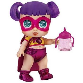 Super Cute - Muñecas para niñas Super Cute Muñeca Interactiva superheroína Sisi con biberón mágico y Accesorios Muñecas Niñas 3 años Muñecas bebé recién nacido para niños niñas