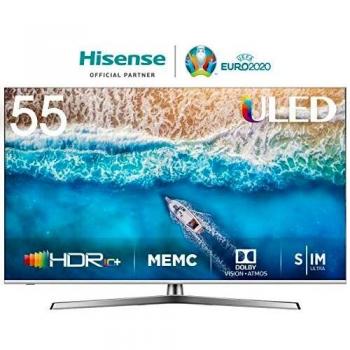 Hisense H55U7B, Smart TV ULED 4K Ultra HD, Dolby Vision HDR, HDR 10+, Audio Dolby Atmos, Ultra Dimming, 802.11ac, Dual-Band
