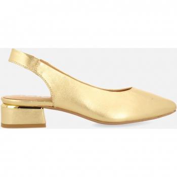 Bailarinas destalonadas de piel en color dorado para mujer Obrovac