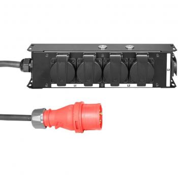 Distribuidor de Energía Pro Port 4 CEE Adam Hall (4 x CEE)